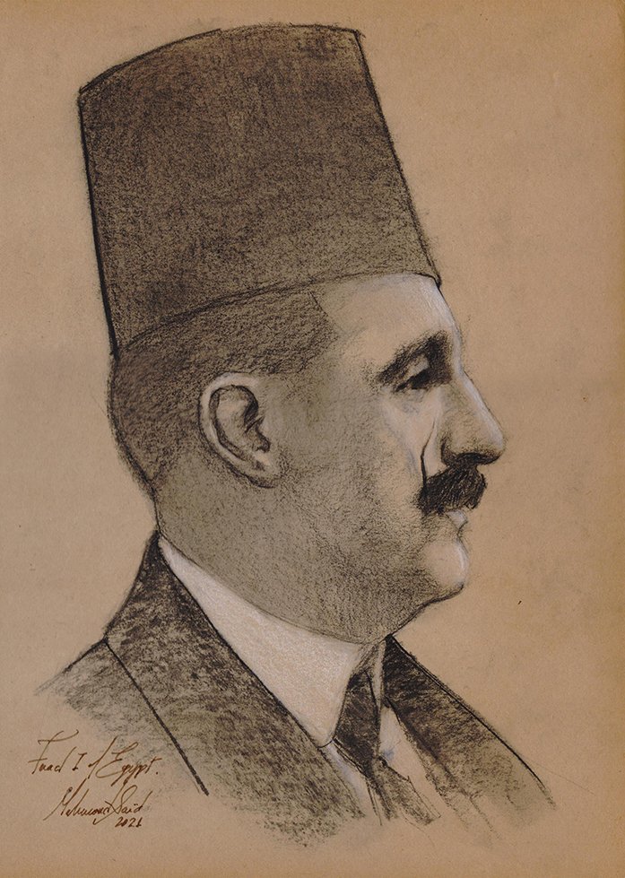 Portrait of Fuad I of Egypt